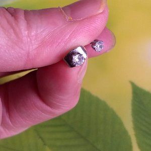 3/$25 piercing stud earrings with CZ